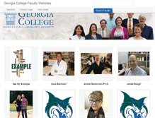 Tablet Screenshot of faculty.gcsu.edu