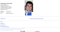 Desktop Screenshot of cclark.gcsu.edu