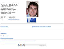 Tablet Screenshot of cclark.gcsu.edu
