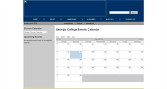 Desktop Screenshot of calendar.gcsu.edu